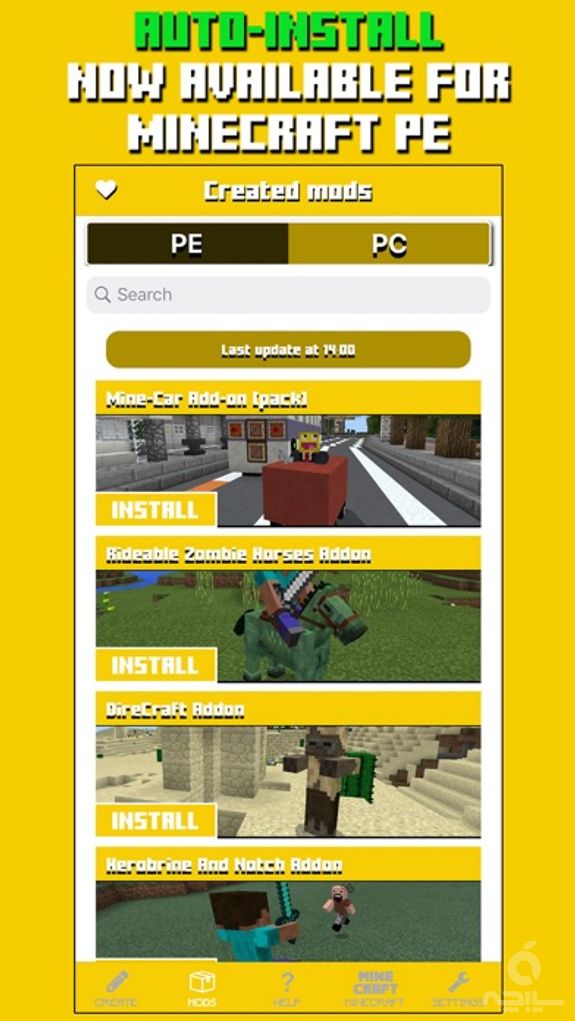 Mods for Minecraft PC & PE