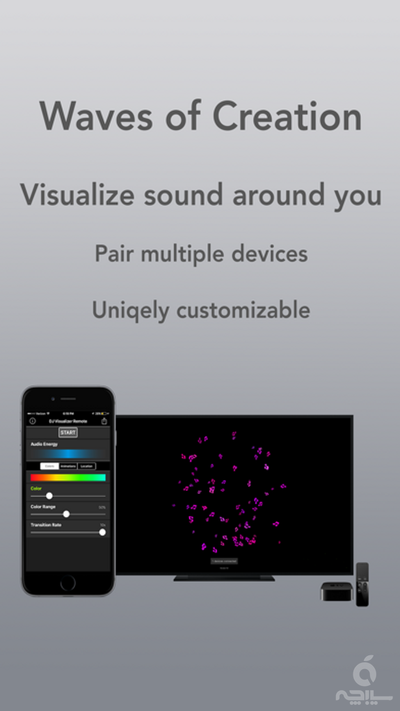 DJ Visualizer: dope music visuals beamed to your TV screen