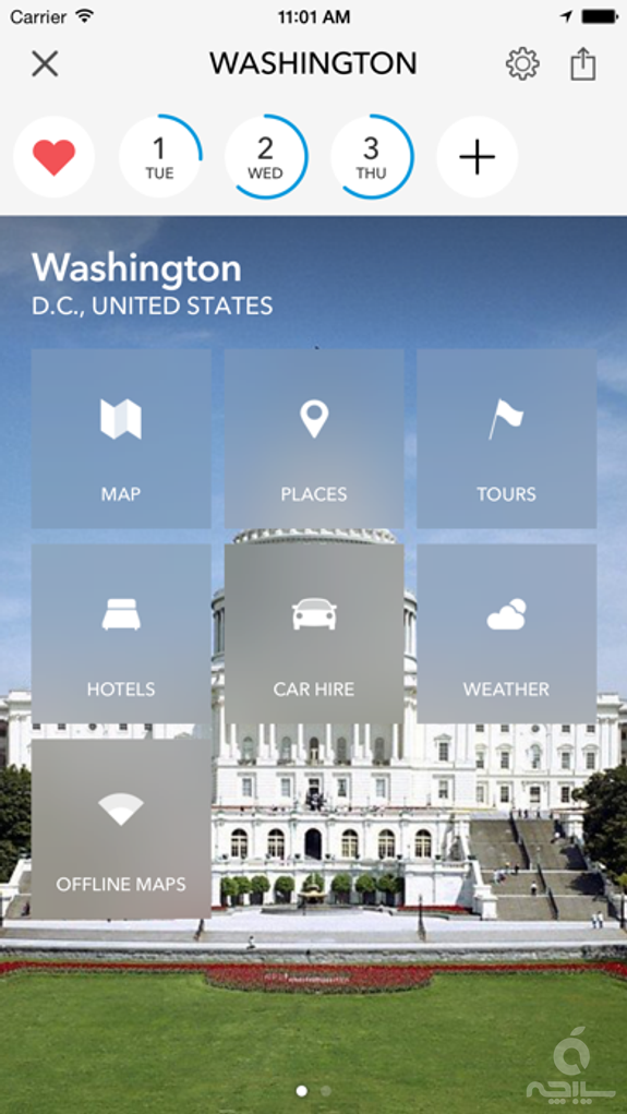 Washington D.C. Offline Map & City Guide