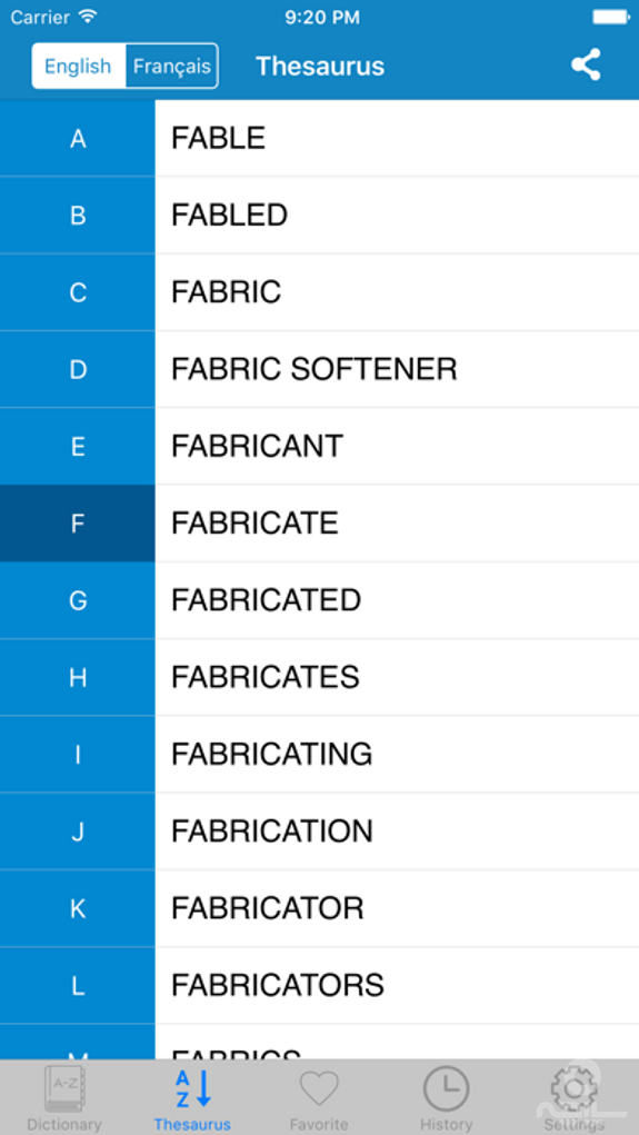 French To English & English to French Dictionary