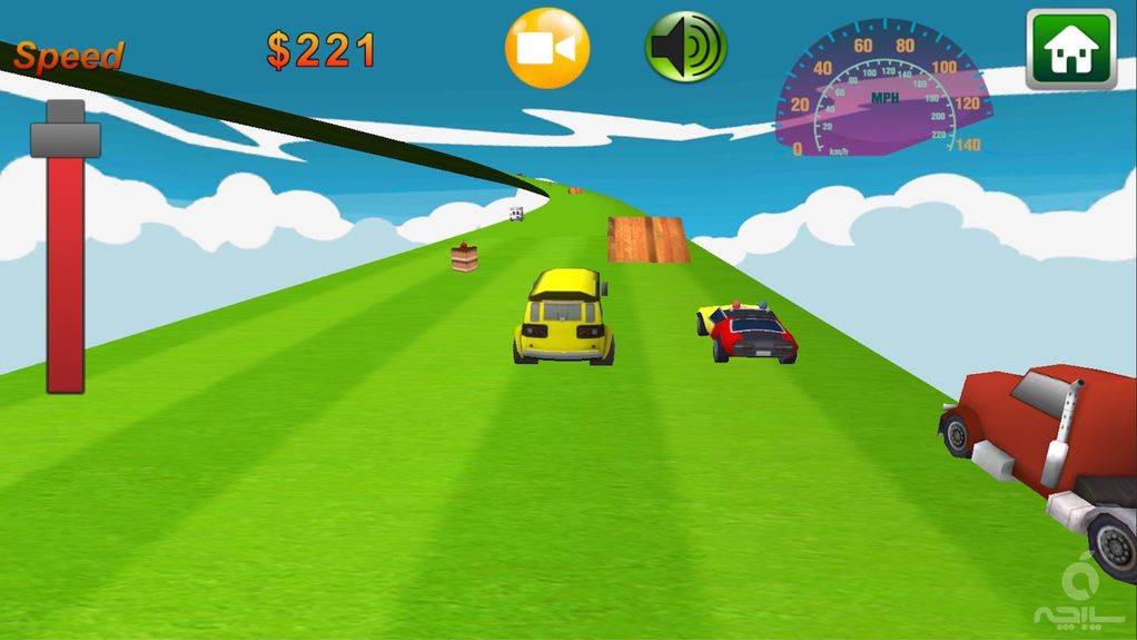 Bumper Slot Car Race game QCat