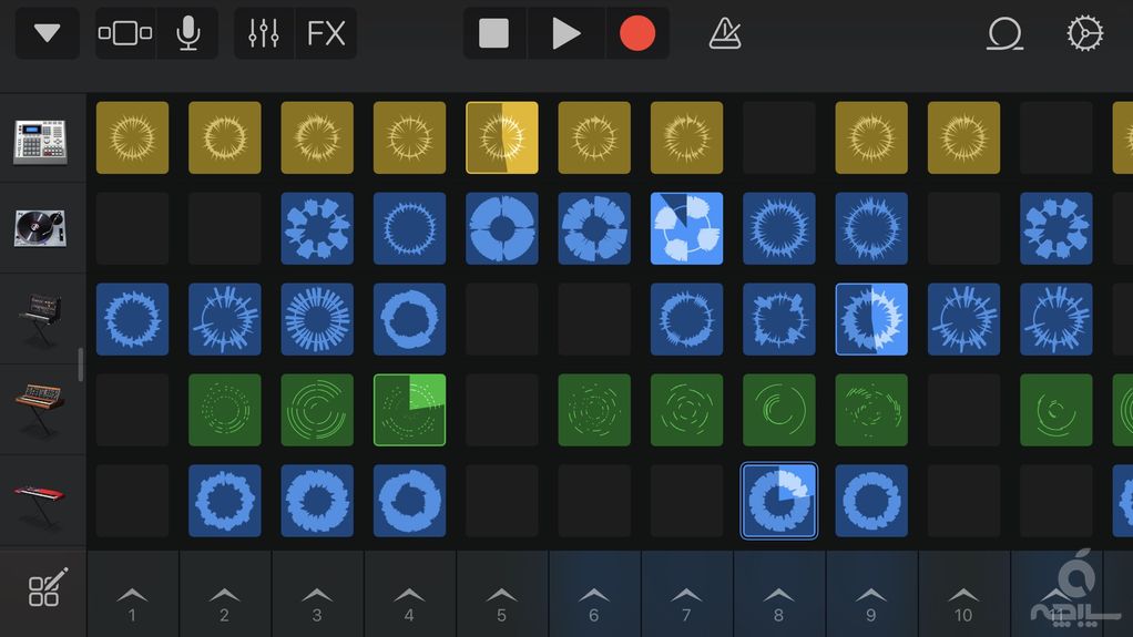 آهنگ سازی و نواختن با GarageBand