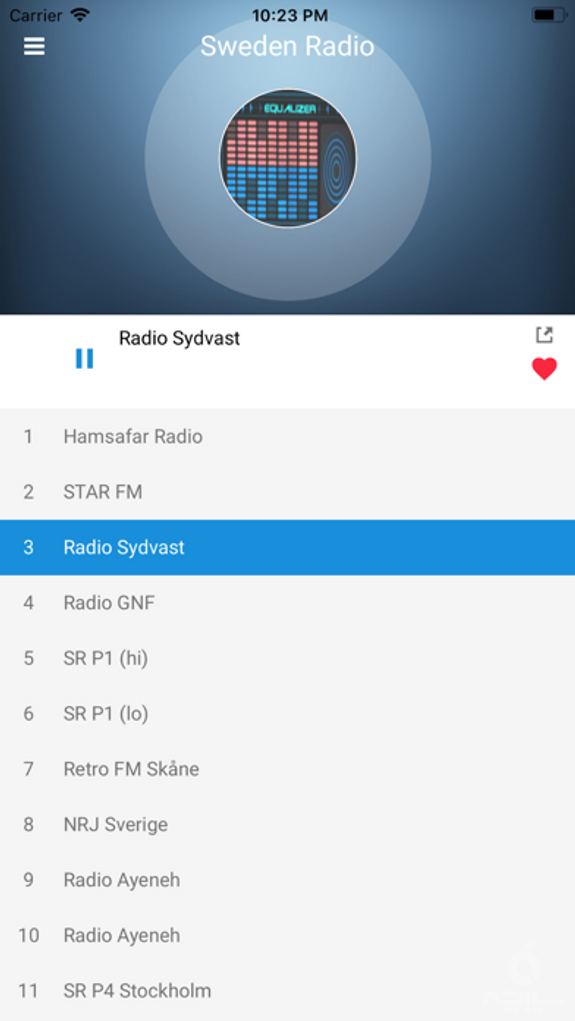 Sweden Radio Station: Swedish