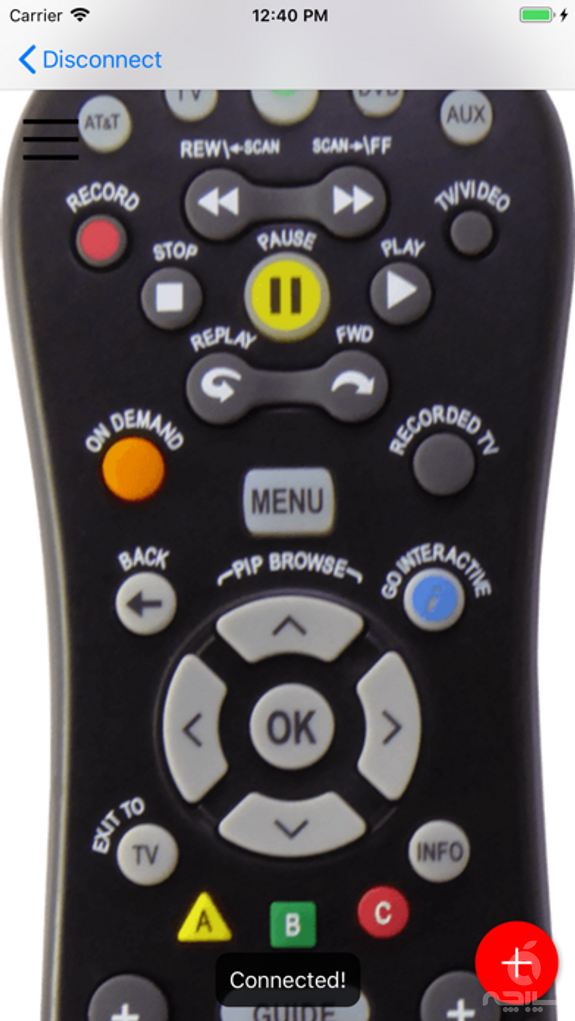 Remote control for DirecTV