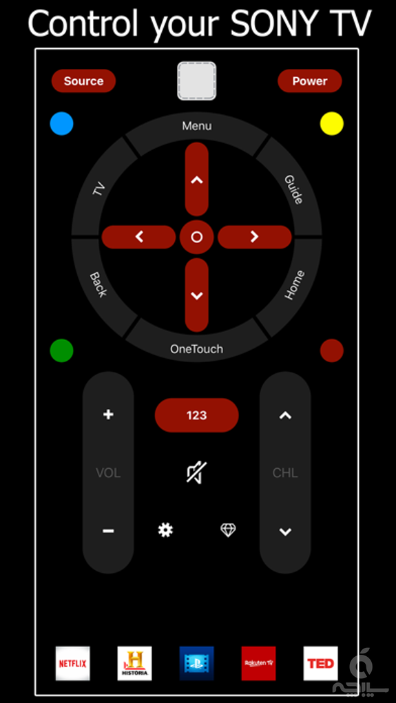 Remote TV for Sony Bravia