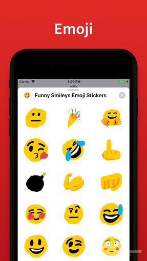 Hand stickers & top text emoji by FOMICHEV DENIS