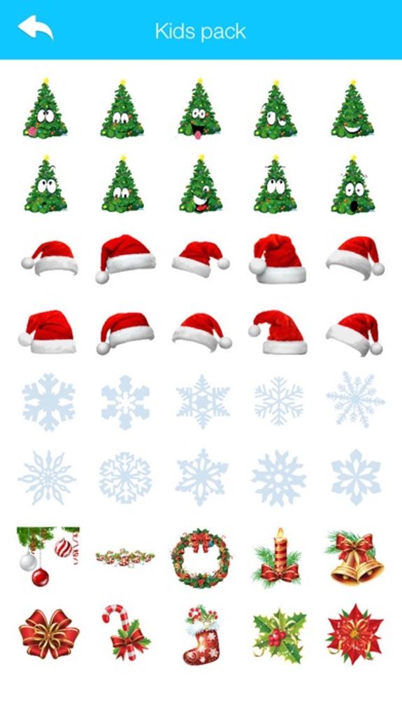 Christmas Stickers and Emoji