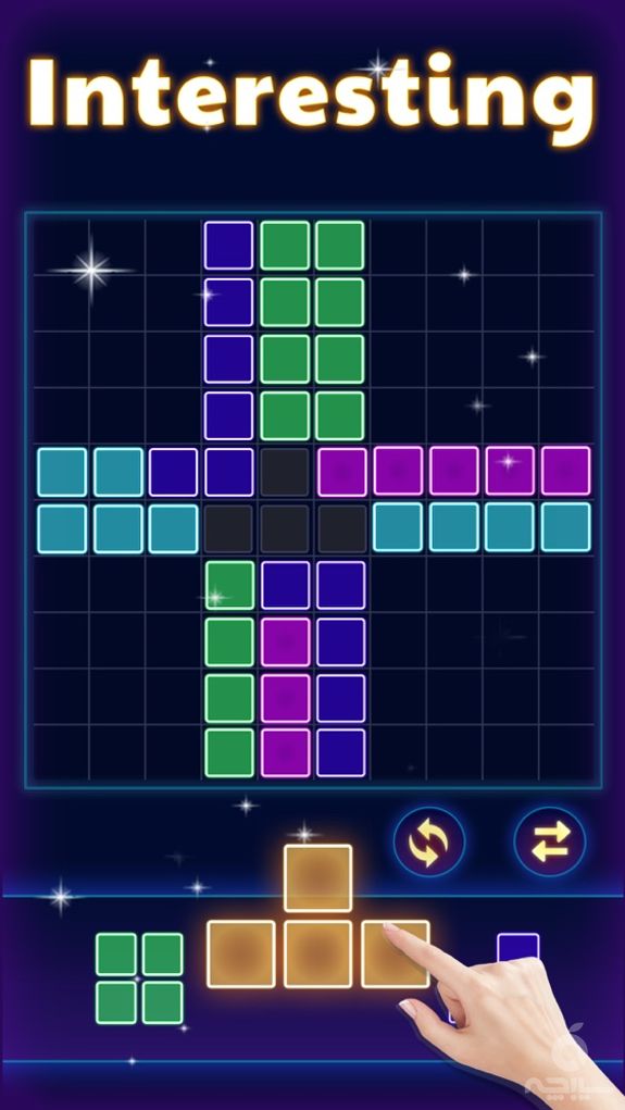 Glow Block Puzzle