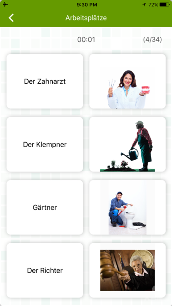 Germany Flashcard for Learning