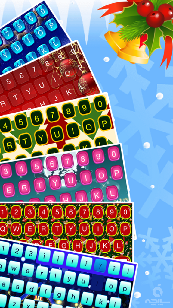 Christmas Emoji Keyboard Themes & Custom Keyboards