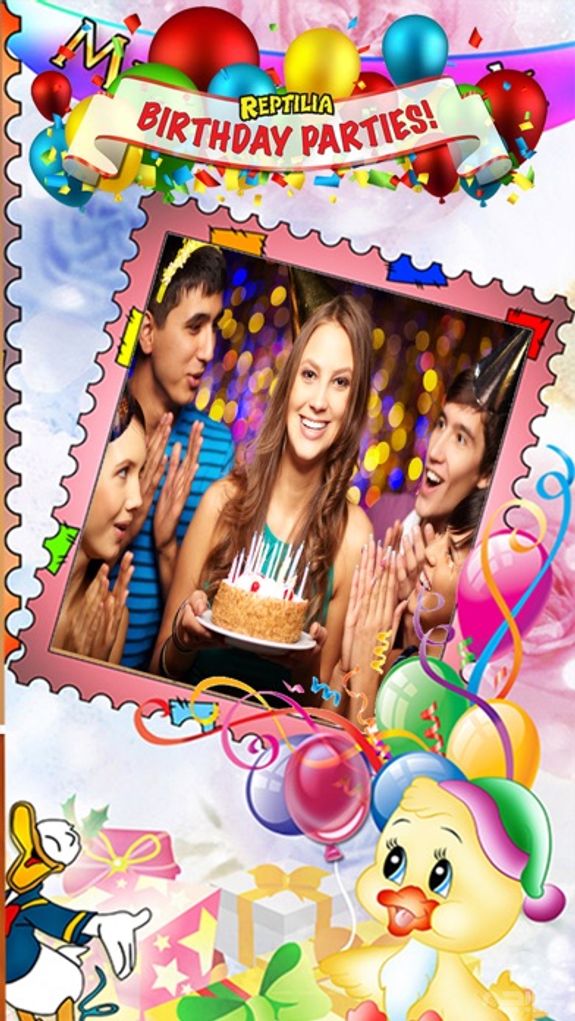 Happy Birthday Photo Frame & Greeting Card.s Maker