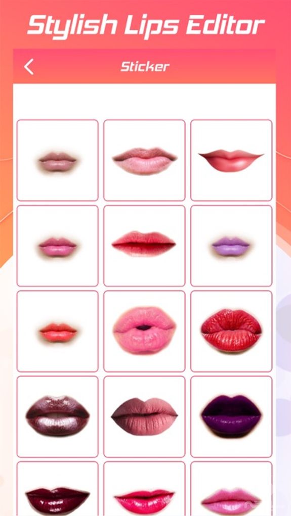 Stylish Lips Photo Editor