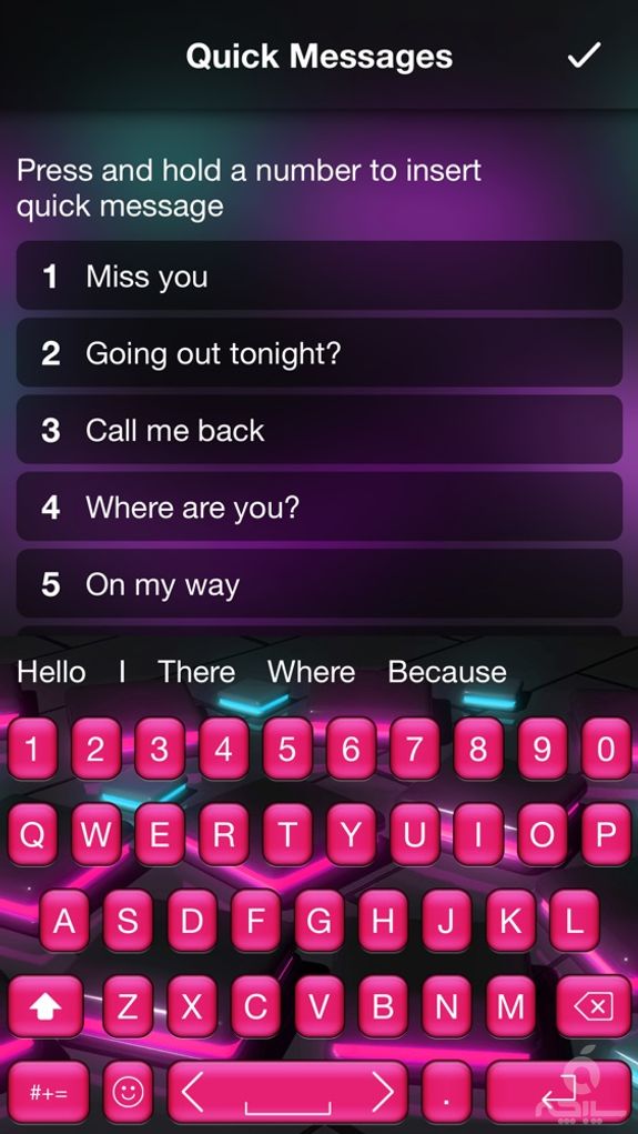 Neon LED Keyboard – Glow Keyboards for iPhone with Colorful Themes and Fonts