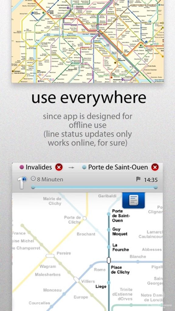 Paris Metro, RER & Offline Map