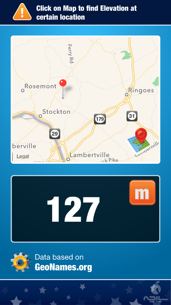 Map Elevation and Altitude Tool for Height Measure