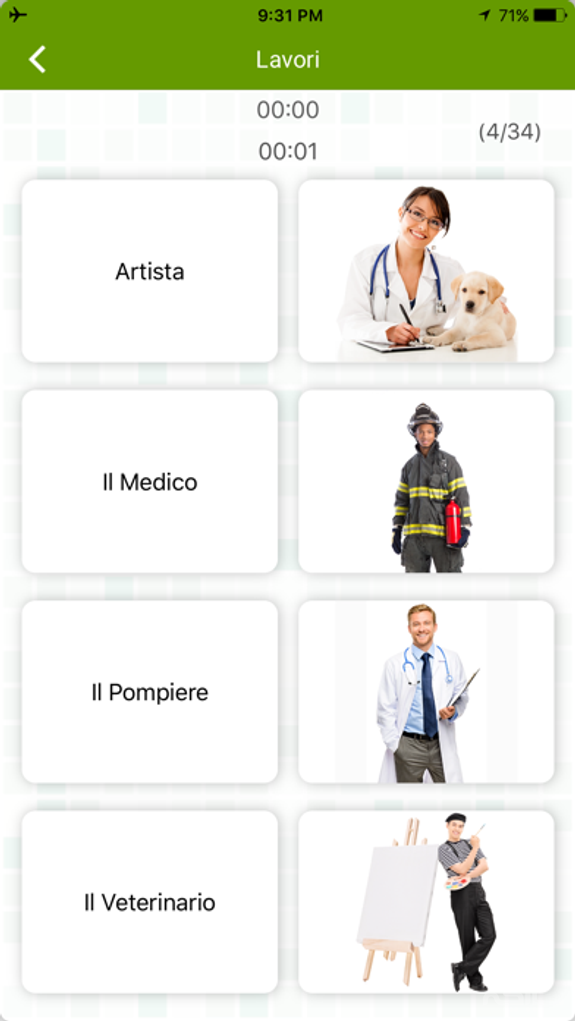 Italy Flashcard for Learning