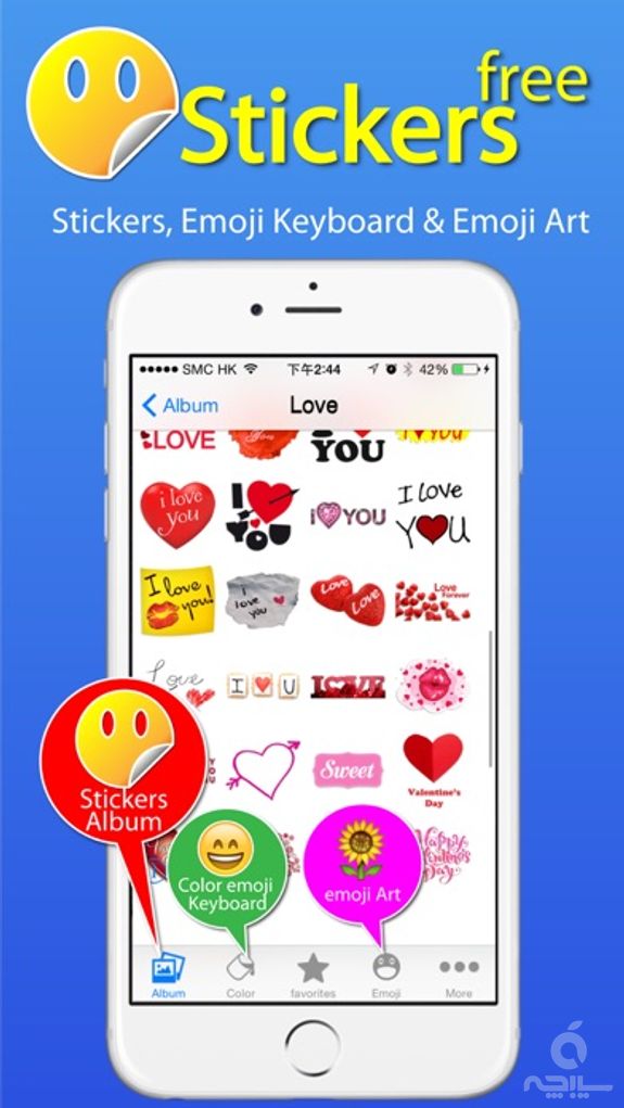 Stickers Free + Emoji Keyboard & Emoji Art