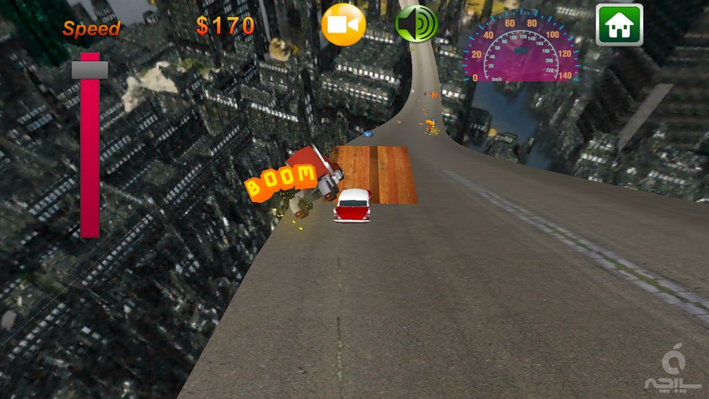 Bumper Slot Car Race game QCat