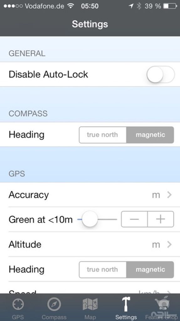 GPS & Maps: Track Coordinates, Compass + Waypoints