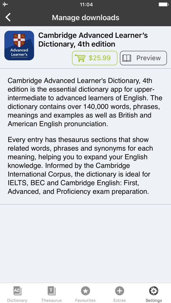 Cambridge English Dictionary