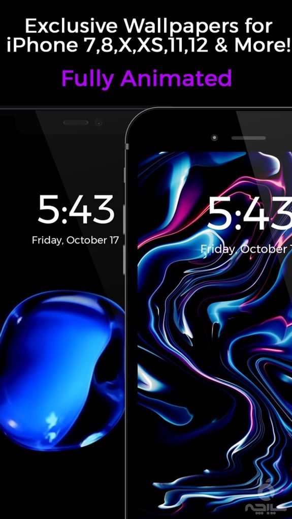 Black Lite - Live Wallpapers