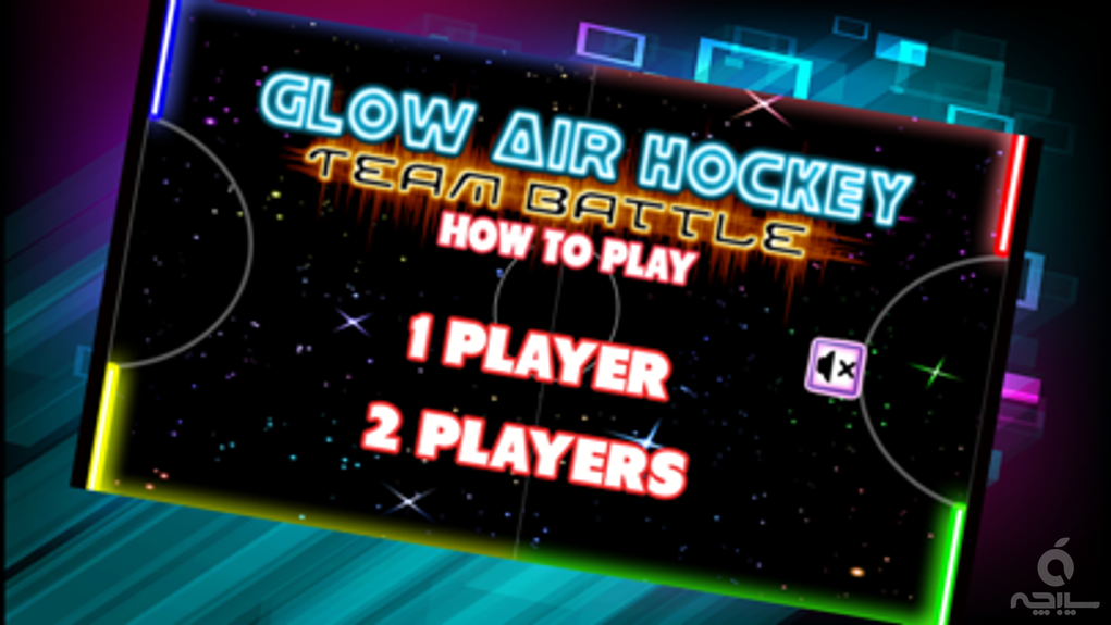 Neon Air Hockey Glow In The Dark Space Table Game