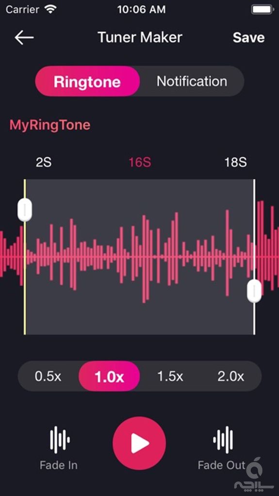 Ringtone Maker : MyRingtone