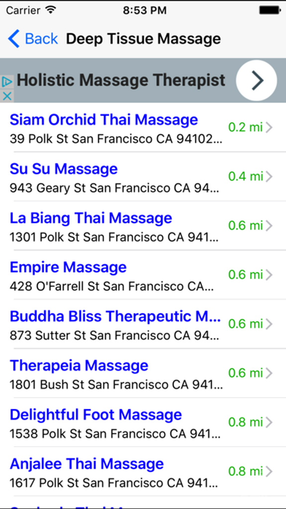 Massage Finder: Find In Home & Mobile Therapist