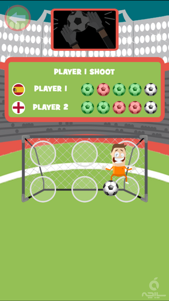 Penalty free kick shoot - penalties football