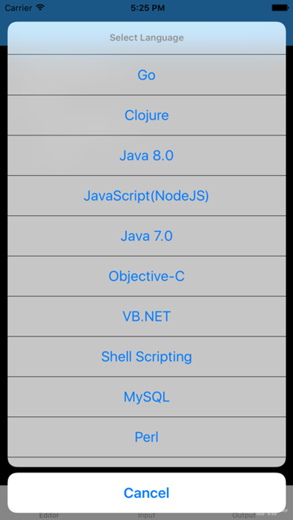 Online Console Compiler