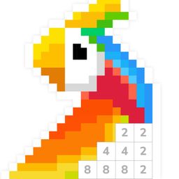 Pixel Color by Number Game