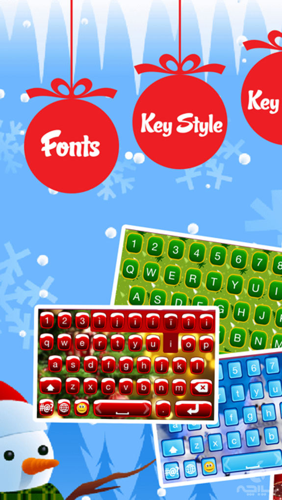 Christmas Emoji Keyboard Themes & Custom Keyboards