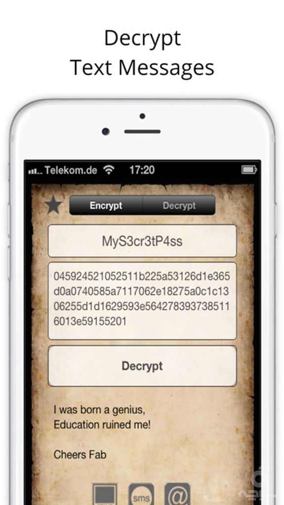 Secure Text Message