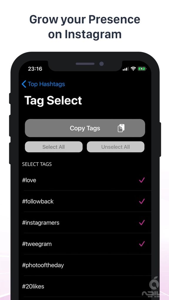 هشتگ برای اینستاگرام