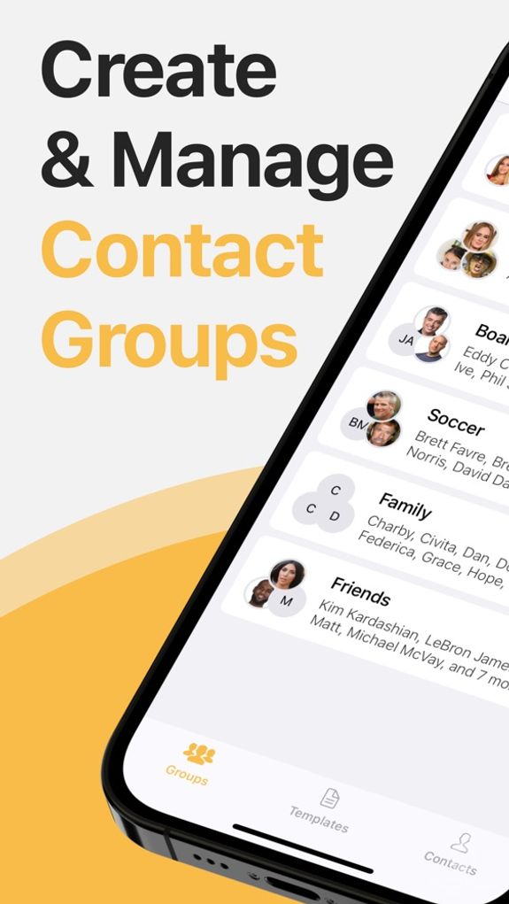 Contact Groups - Text & Email