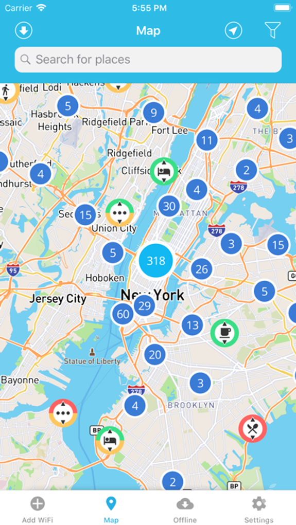 WiFi Finder + Map