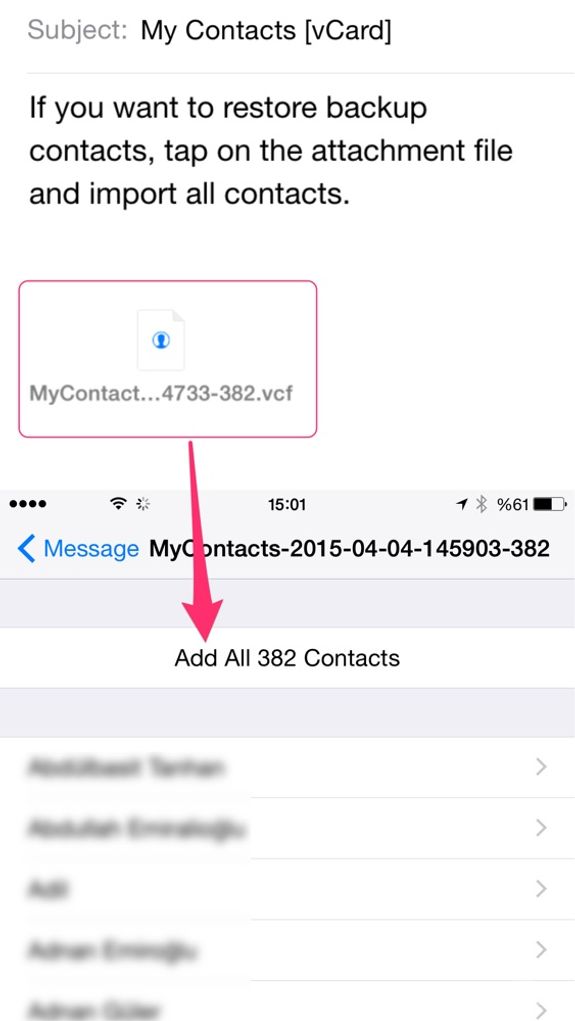 My Contacts Backup Pro