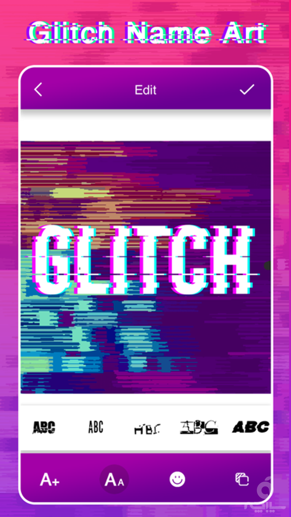 Glitch Effect Name Art