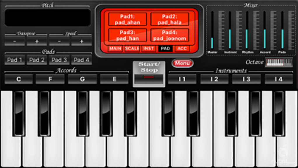 Keyboard Instrument Simulator