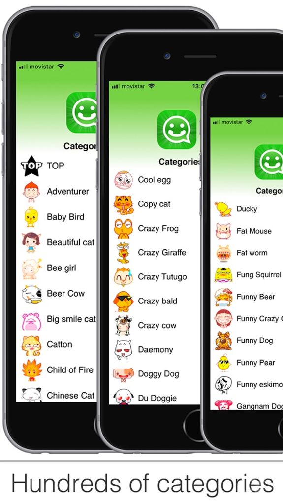 Stickers Packs for WhatsApp!