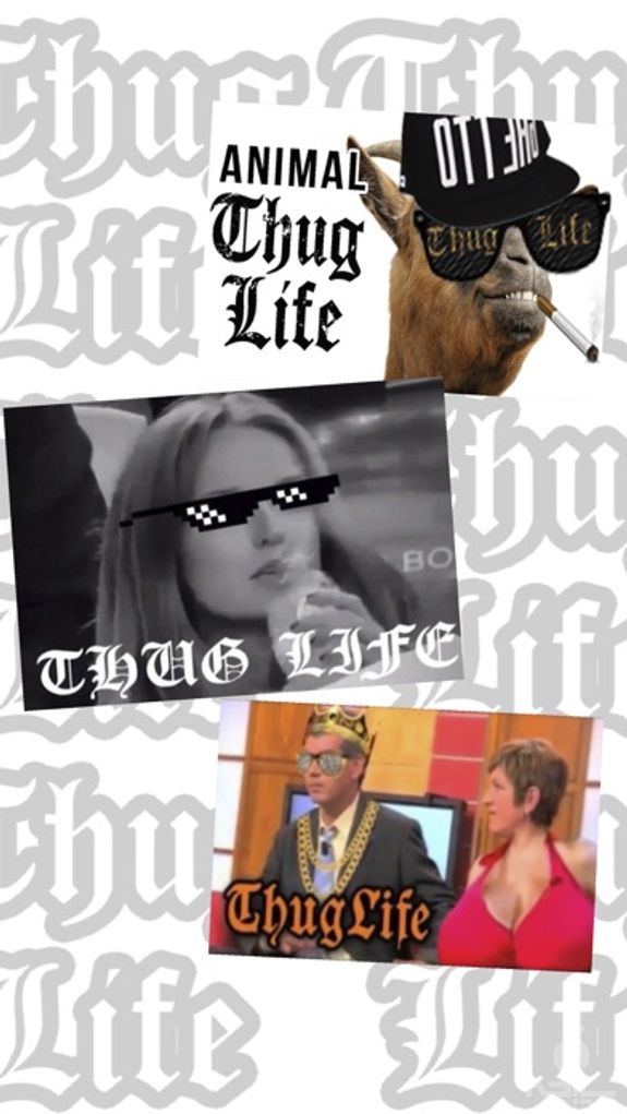 Thug Life photo sticker