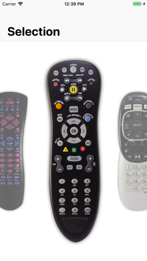 Remote control for DirecTV