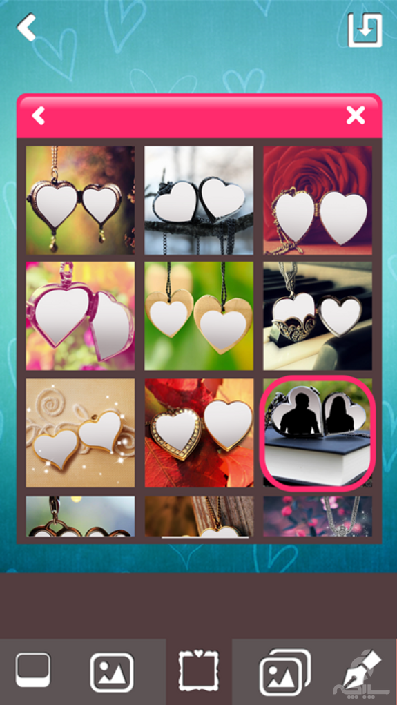 Locket Frames for Love Pics – Filter Your Romantic Photos and Add Sweet Stickers on Virtual Jewelry