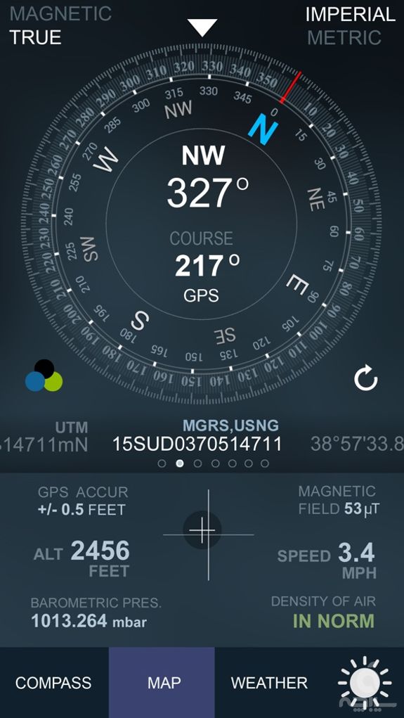 Compass GPS(Map, Weather)