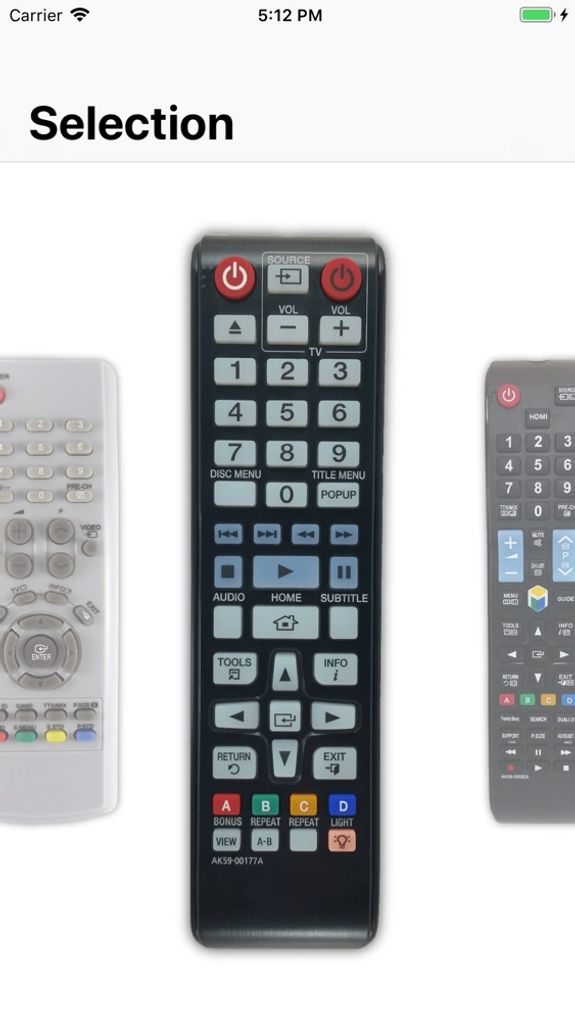 Remote for Samsung