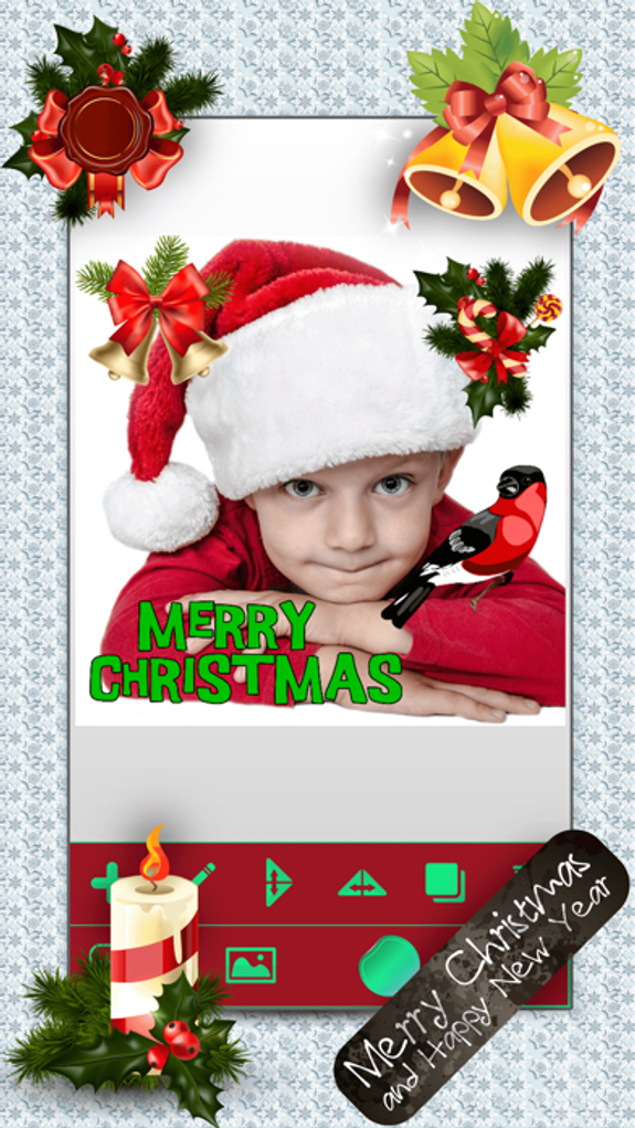 Christmas Photo Booth: Xmas Sticker Picture Editor