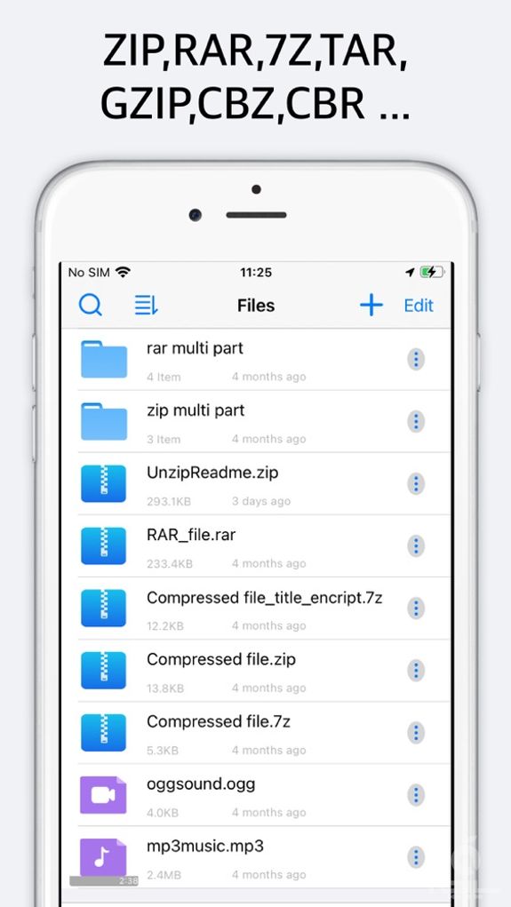 Unzip - zip file opener