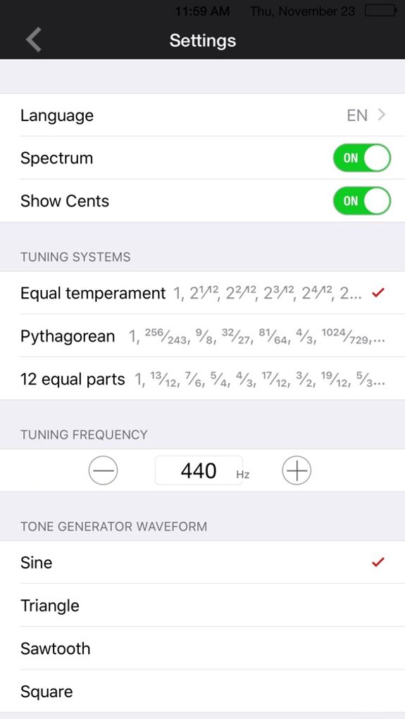 iTuner - Chromatic Tuner