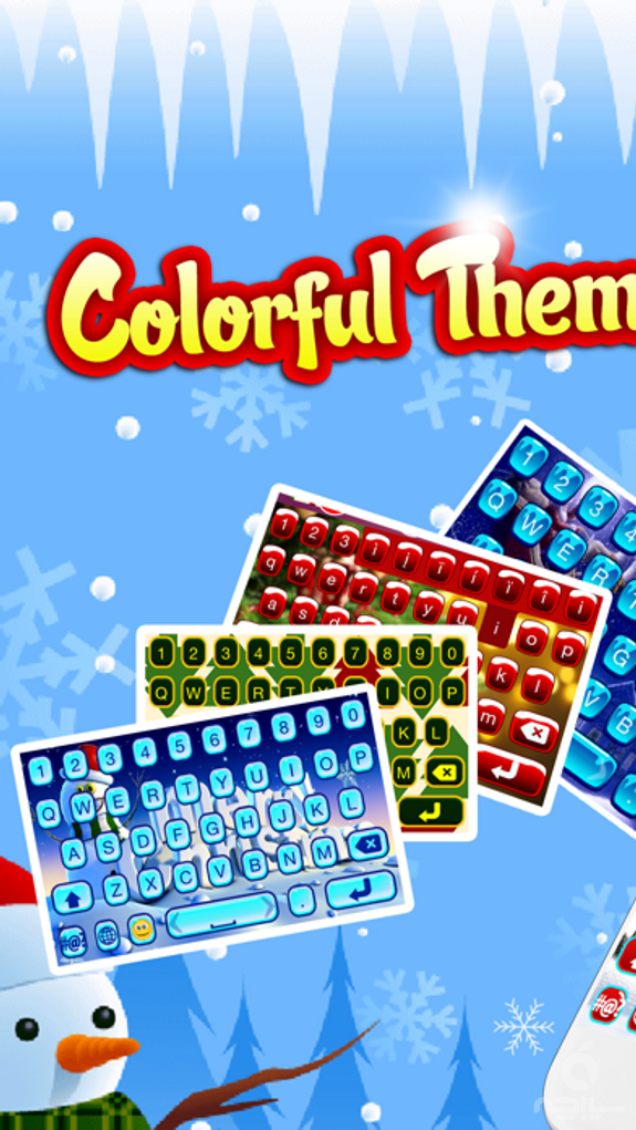 Christmas Emoji Keyboard Themes & Custom Keyboards