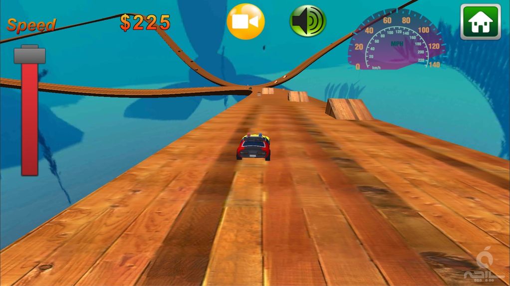 Bumper Slot Car Race game QCat